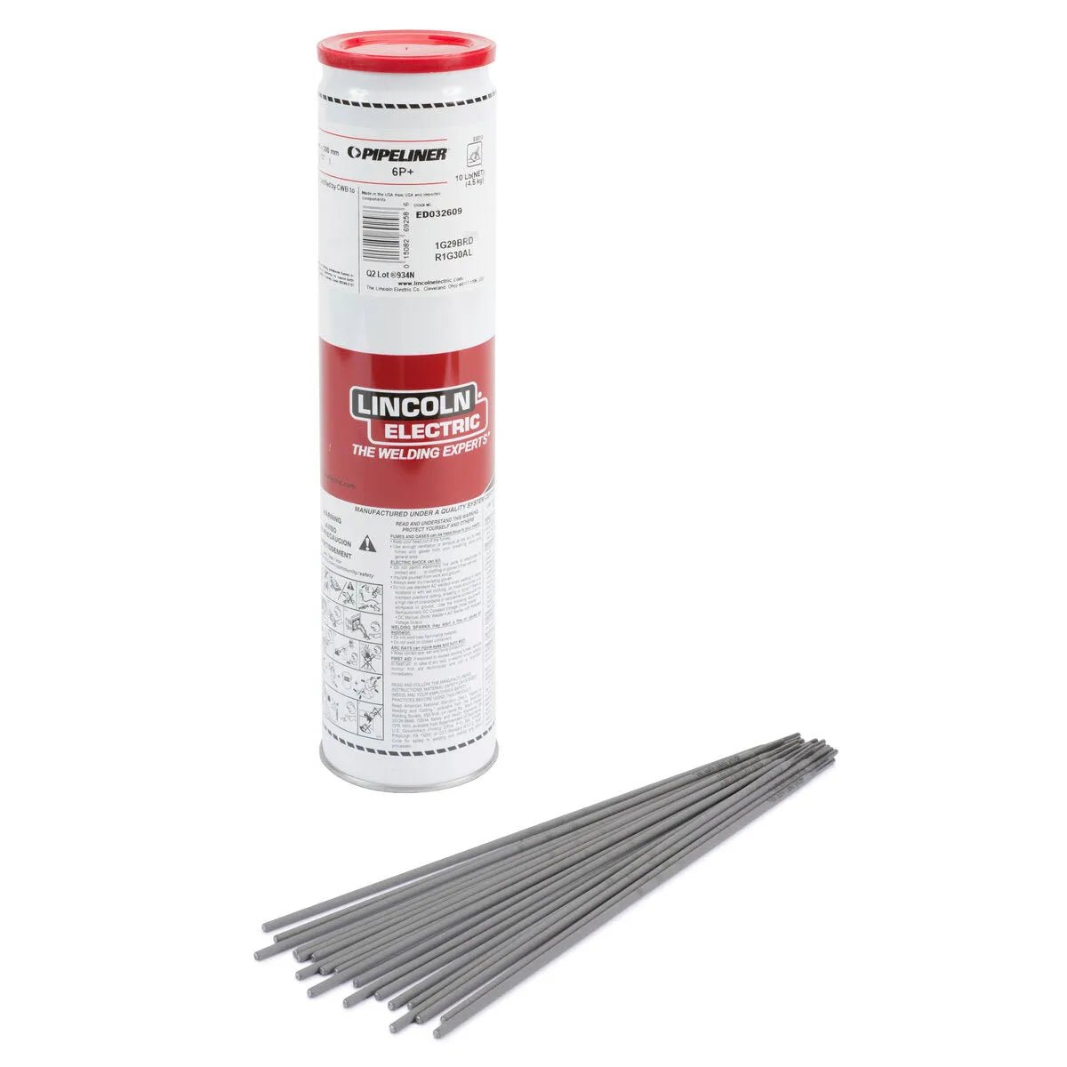 Lincoln Pipeliner 6P+ E6010 Stick Welding Rod