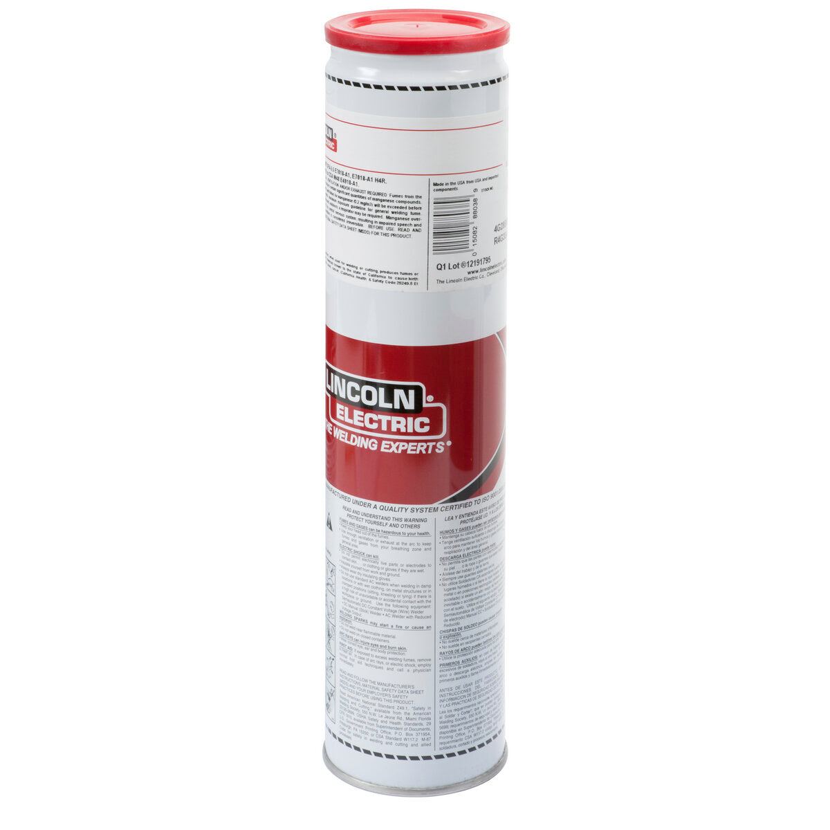 Lincoln ED033079 Excalibur 308L-16 Stick SMAW Welding Rod, 3/32 12 in, 8 lb Easy Open Can - WeldingMart.com