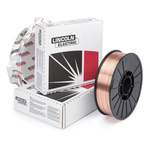 Lincoln ED034470 SuperArc TIG ER80S-B2 welding wire spool (0.045") with Lincoln Electric box—welding equipment from WeldingMart.