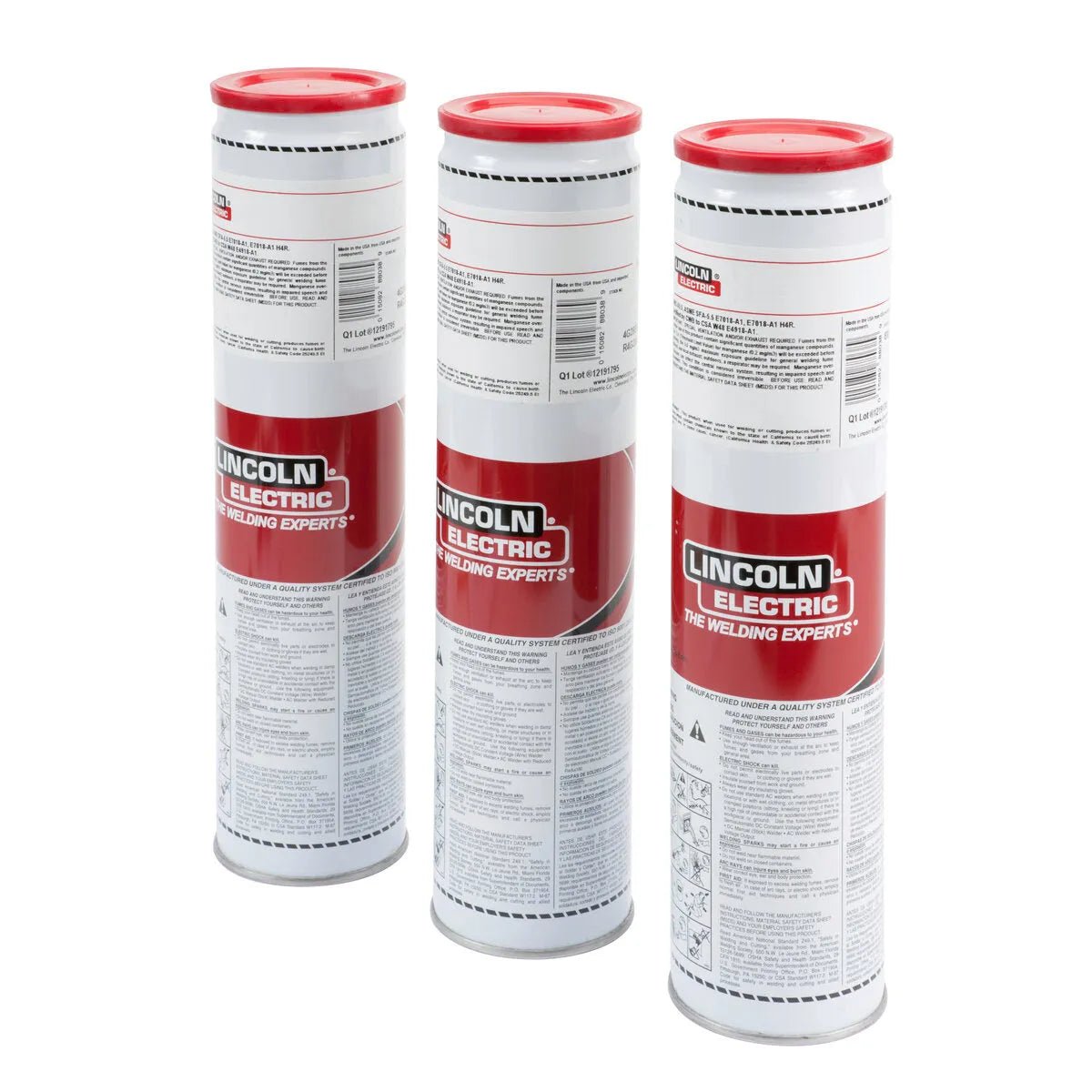 Lincoln ED035015 Excalibur 410NiMo 16 Stick SMAW Welding Rods, 1/8" 14", 10 lb, in Lincoln Electric containers at WeldingMart.