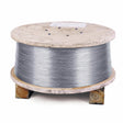 Lincoln ED035142 Blue Max 410 MIG 0.045" stainless steel welding wire, 1000 lb reel, corrosion-resistant, on spool at WeldingMart.