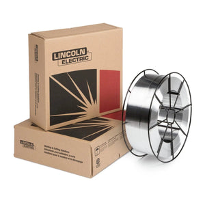 Lincoln SuperGlaze HD 5356 Aluminum MIG Welding Wire, 16 lb spool, with Lincoln Electric branded boxes. WeldingMart tools & accessories.