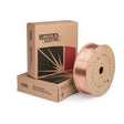 Lincoln ED037358 SuperArc LA-100 MIG Welding Wire, 1/16", 60lb spool with Lincoln Electric boxes for alloy steel welding tools.
