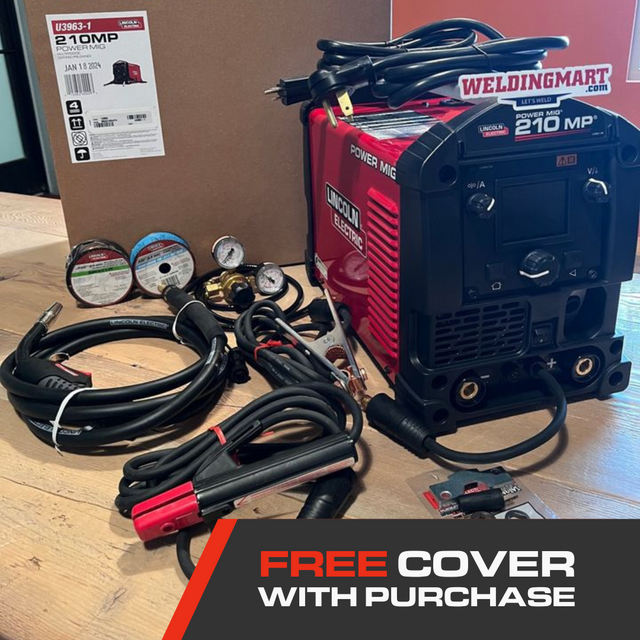 Lincoln Electric- Factory Demo Welder Power Mig 210 MP Multi-Process Welder U3963-1 - WeldingMart.com