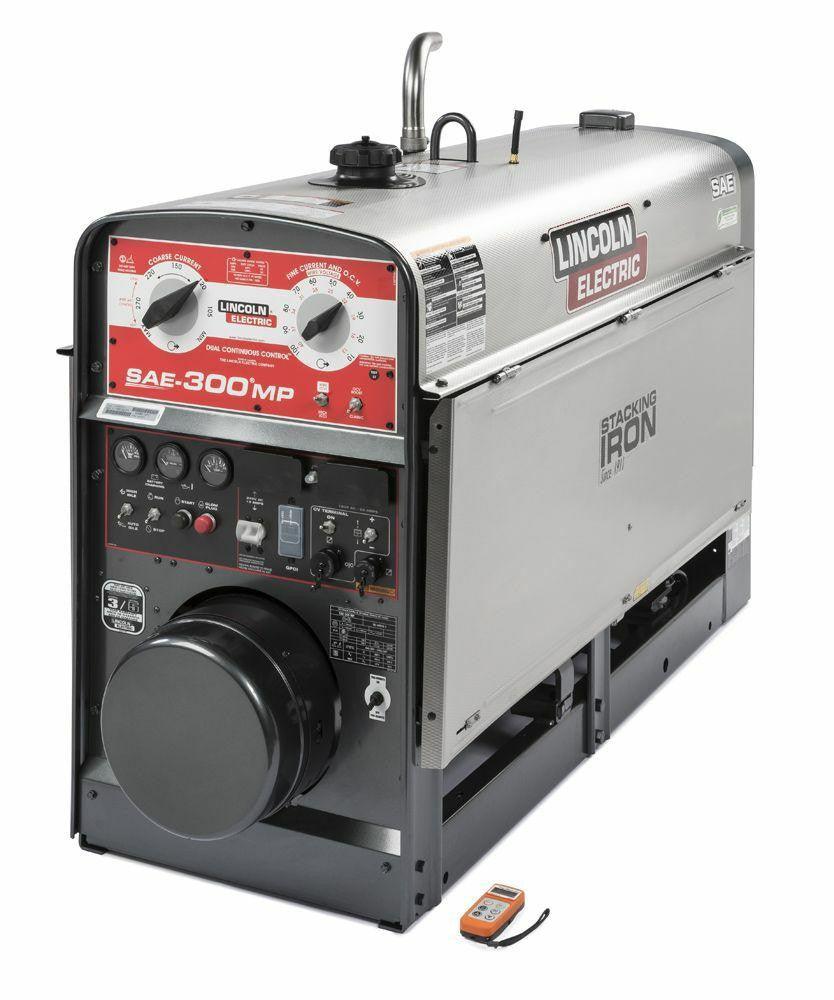 Lincoln Electric Lincoln Electric SAE-300 MP Engine Drive Welder PERKINS SS w/ Wireless Remote - K4089-2