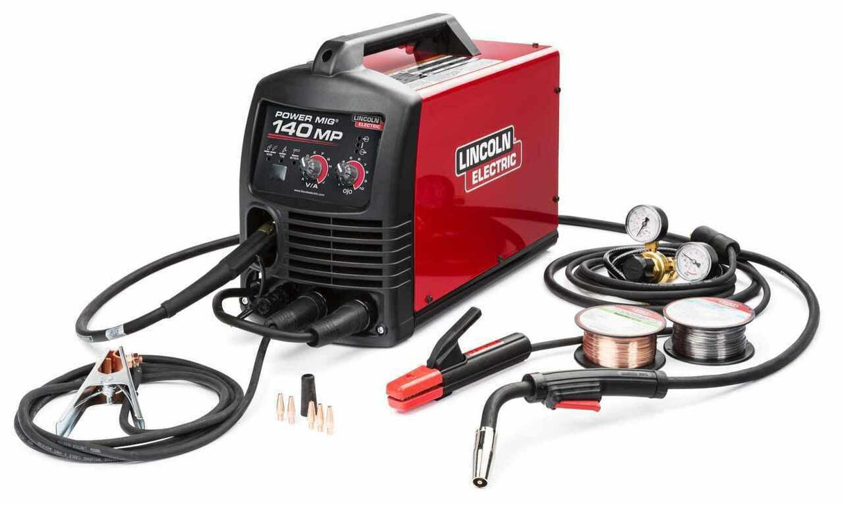 Lincoln Electric Power MIG 140MP Factory Demo Multi-Process Welder - U4498-1 - WeldingMart.com