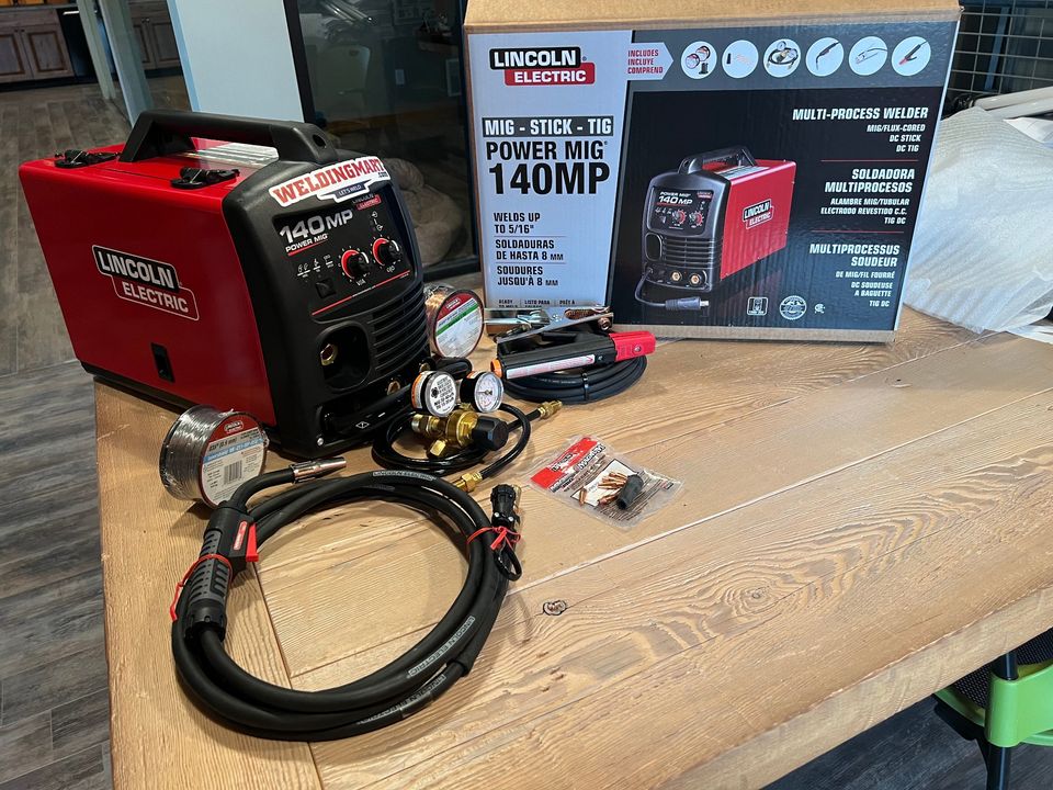 Lincoln Electric Power MIG 140MP Factory Demo Multi-Process Welder - U4498-1 - WeldingMart.com