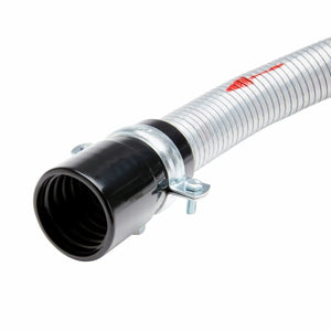 Lincoln EN 20 Extraction Nozzle K2389-5 for welding, featuring spiral metal hose, magnetic base, clamp, and red marking.