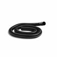 Lincoln Extraction Hose with Adapters K2389-9, 1-3/4" x 8', black corrugated welding accessory on white background.
