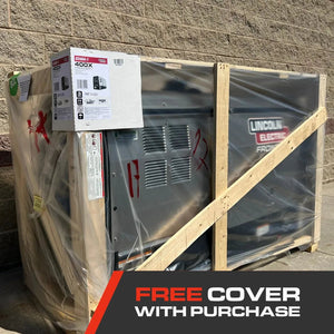 Lincoln Frontier 400X Perkins Low Hour Factory Demo welder U3484-1, wrapped and crated, with free cover offer at WeldingMart.