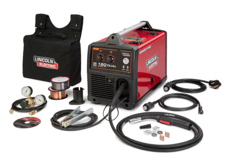 Lincoln Factory Demo Power MIG 180 DUAL Wire Feeder Machine - U3018-2 - WeldingMart.com