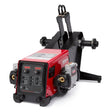 A Lincoln Flex Feed 84 Dual Bench with Heavy Duty Wire Reel Stand (K5002-5), featuring dual wire spools, a digital display, and multiple controls for precise wire feed speed, is shown on a white background.
