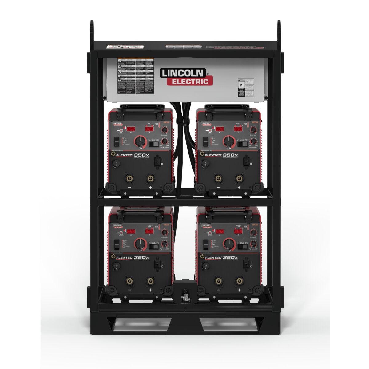 Lincoln Flextec 350X Construction (Tweco) 4-Pack Rack K3402-3 - WeldingMart.com