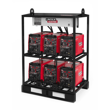 Lincoln Flextec 350XP (Tweco) 6-Pack Rack K4281-2 - WeldingMart.com