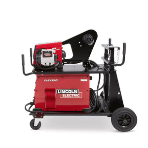 Lincoln Flextec 500X/Flex Feed 84 Ready-Pak K3608-4 welder on wheels with control panels, cables, handles—WeldingMart equipment.