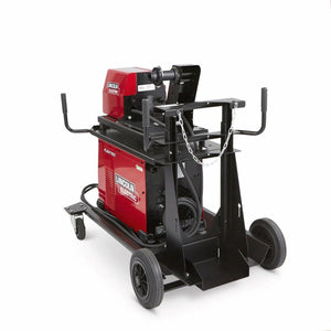 Lincoln Flextec 500X LF-74 Heavy Duty Ready-Pak welder with wire feeder, mobile cart, and spool holder. Welding equipment at WeldingMart.
