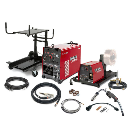 Lincoln Flextec 650X Multi-Process Welder with CrossLinc / LF-74 Ready-Pak - K3512-1 - WeldingMart.com