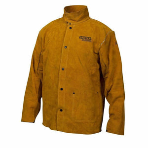Lincoln HEAVY DUTY LEATHER WELDING JACKET LRG - WeldingMart.com