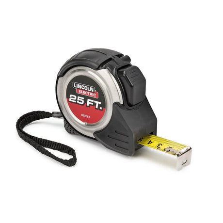 Lincoln Heavy Duty Tape Measure 25 FT (7.6 M) K3722-1 - WeldingMart.com