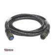 The Lincoln K1785-75 Heavy Duty Control Cable is a 75ft black cable coiled in a circle, featuring circular connectors with blue and black pins on each end. It’s ideal for welding equipment. The American Welding Supply Co logo appears bottom left.
