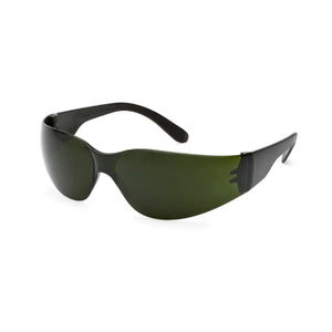 Lincoln Starlite IR 5 Welding Safety Glasses K2967-1 with black frames, green lenses—essential welding tool for grinding and cutting.