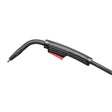 Lincoln Magnum PRO 100L Welding Gun K530-3, 0.035-0.045 in, 10 ft, black curved neck, red trigger—WeldingMart equipment.