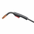 Lincoln Magnum PRO 100L Welding Gun, 4-pin, 10 ft K530-6 with black handle, copper nozzle & contact tips - WeldingMart accessory.