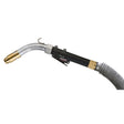 Lincoln Magnum PRO 350 Fume Welding Gun K2649-1 with metal nozzle, ribbed handle, brass fitting—top welding fume extraction tool.