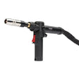 Lincoln Magnum PRO AL Pistol Grip Welding Gun K3478-1, air-cooled, 15ft, with metallic nozzle, black handle, and red trigger.