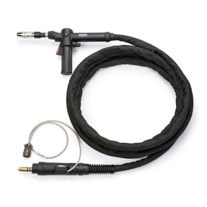 Lincoln Magnum PRO AL Air-Cooled Pistol Grip Welding Gun K3478-3, 35 ft cable, metal connector, coiled, WeldingMart tool.