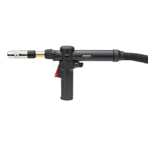 Lincoln Magnum PRO AL Pistol Grip Welding Gun, water-cooled, 15ft hose, trigger handle. WeldingMart tool. Model K3479-1.