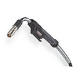 Lincoln Magnum PRO Barrel HDE 250 Fast-Mate 25 ft MIG welding gun with metal nozzle, textured handle, flexible cable, WeldingMart.