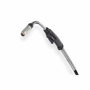 Lincoln Magnum PRO Curve HDE 450 Dual Schedule 15ft K5300-2 MIG welding gun with ergonomic handle and metal nozzle for WeldingMart.