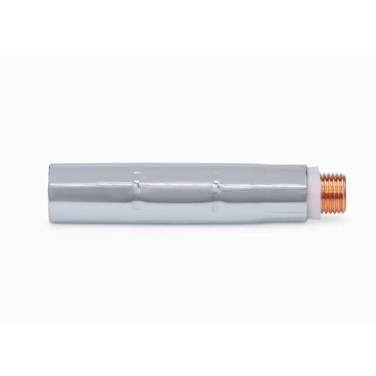 Lincoln Magnum PRO 3" Gun Tube Extension KP5147-1, silver metal body, copper threaded end—welding tool accessory at WeldingMart.