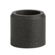 The Lincoln Magnum PRO Insulator 550A (25/pack) KP2773-1-B25 is a cylindrical, hollow, dark gray ring with a smooth matte finish, beveled top edge, and flat bottom edge, shown against a plain white background.