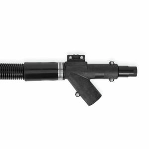 Lincoln Magnum PRO LFG 350 Fume Gun K4464-2 welding fume extraction hose with angled tube and bracket, shown on white background.
