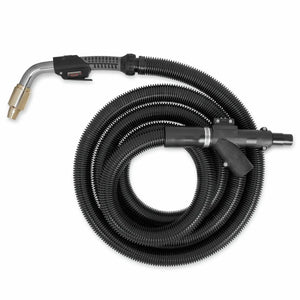 Lincoln Magnum PRO LFG 350 Fume Gun K4464-2 for welding, with curved nozzle, brass tip, hose, trigger; fume extraction ready.