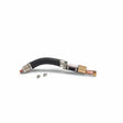 Lincoln Magnum PRO Water-Cooled 500A Gun Tube Extension 45° KP4526-45L3 with exposed copper cable for welding setups, white background.