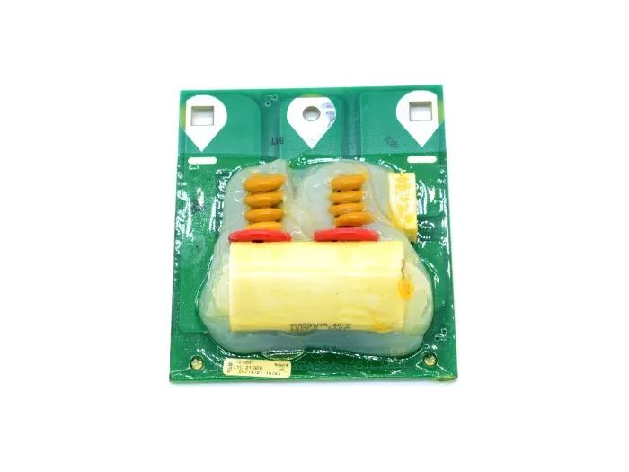 Lincoln L10121-3 BYPASS/STABILIZER PC board for Lincoln Welders DX450; welding equipment replacement part, green with coils.