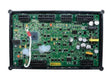 Lincoln CONTROL PC BOARD S23281-34 for welding equipment, showing capacitors and connectors on a green board in black frame.