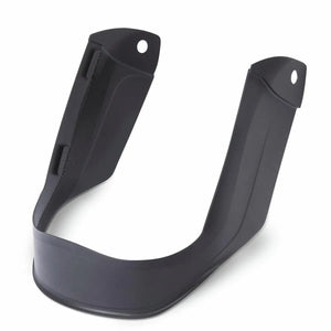 Lincoln OMNIShield PAPR Chin Guard KP5354-1, black curved plastic, face shield accessory for welding PPE at WeldingMart.