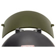 Lincoln OMNIShield Shade 5 Flip-Up Lens KP4974-1, green curved visor for welding helmets—premium replacement accessory.