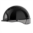 Lincoln PAPR FGS Hard Hat Helmet Shell Replacement KP4979-1—glossy black, side mesh, ideal for welding helmet protection.