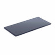 Welding lens replacement: dark gray rectangular Lincoln Passive Lens 2 x 4.25 in. Shade 9 on white, angled view.