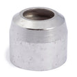 A close-up of the Lincoln PCT-125 Gouging Attachment (KP2047-1), showing its silver, machined cylindrical form with a chamfered edge and threaded opening, set on a plain white background. Available only while supplies last—discontinued product.