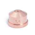 A copper-colored, conical Lincoln PCT-125 Nozzle (.055 in/1.4 mm, KP2042-1B1) features a flat base and small central hole. Precisely machined with 1,4 engraved near the base. Available only while supplies last; to be discontinued.