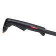 A close-up of the Lincoln PCT 20 Handheld Plasma Replacement Torch (20 ft, K1615-1, while supplies last) shows its black textured grip, copper nozzle, and red label on the handle. Trigger and hose attachment are partly visible.