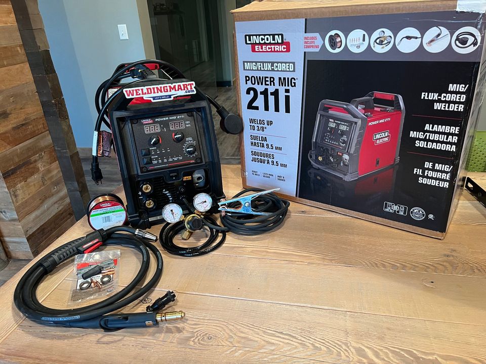 Lincoln Power MIG 211i MIG Factory Demo Welder U6080-1 - WeldingMart.com