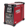 Lincoln Power Wave R450 CE K3455-1 welding power source, red/black, with control dials, display, ports, vents, and logo.