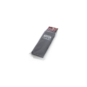 The Lincoln Premium A4 Cut Resistant FR Welding Sleeves K4890-ALL are a pair of black para-aramid sleeves, 22 inches long with slotted thumbs, stretch-fit cuffs and LINCOLN ELECTRIC labels.